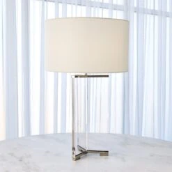 Y Table Lamp-Nickel -Online Home Decor 61216
