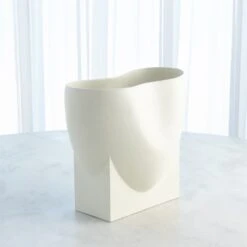 Orpheus Vases And Low Bowl-Ivory -Online Home Decor 61431
