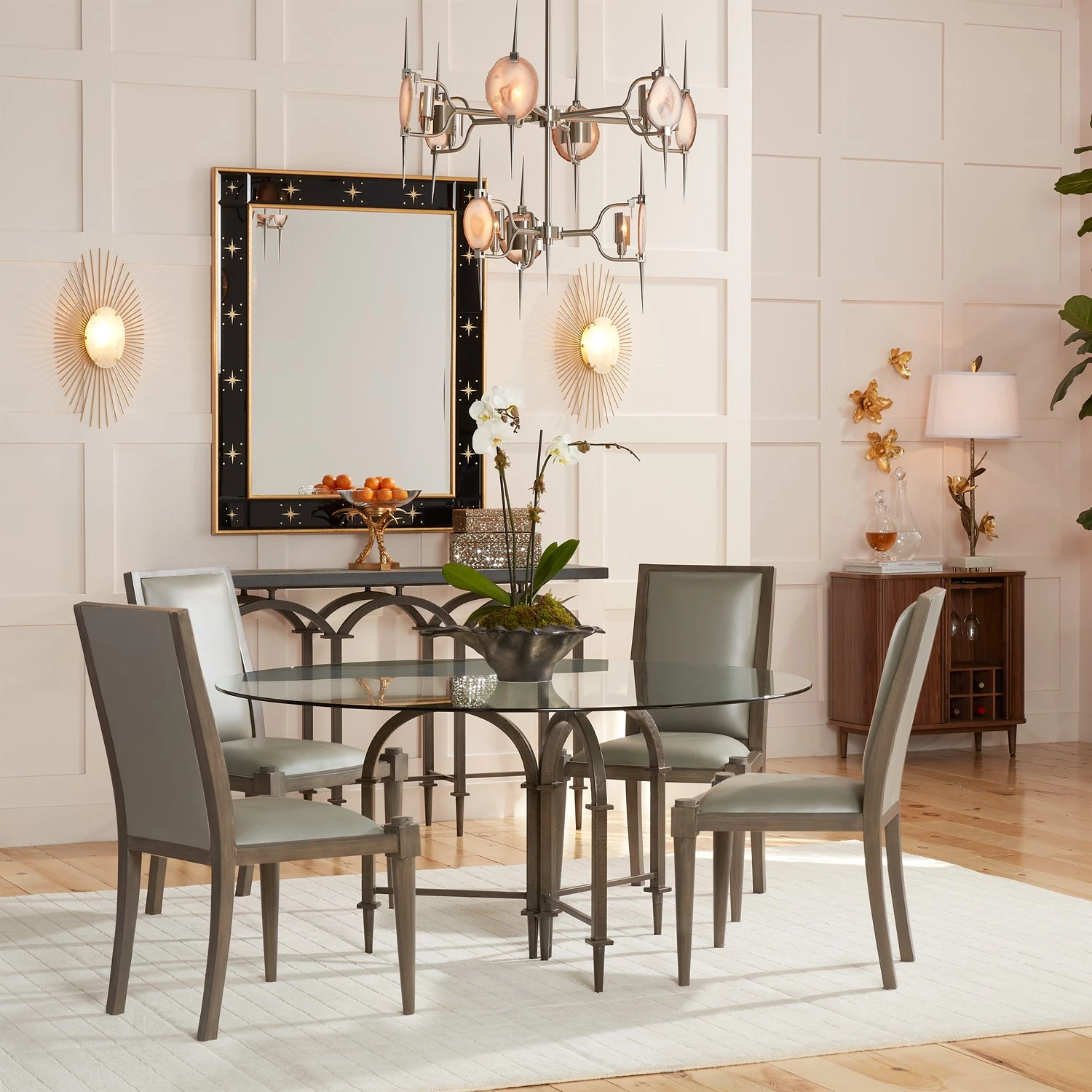 Radial Burst Electrified Wall Sconce-Gold-HW 5 Radial Burst Electrified Wall Sconce-Gold-HW - Image 3