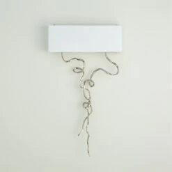 Morning Glory Wall Sconce-Nickel-HW -Online Home Decor 62263