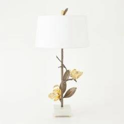 Magnolia Flower Table Lamp -Online Home Decor 62321