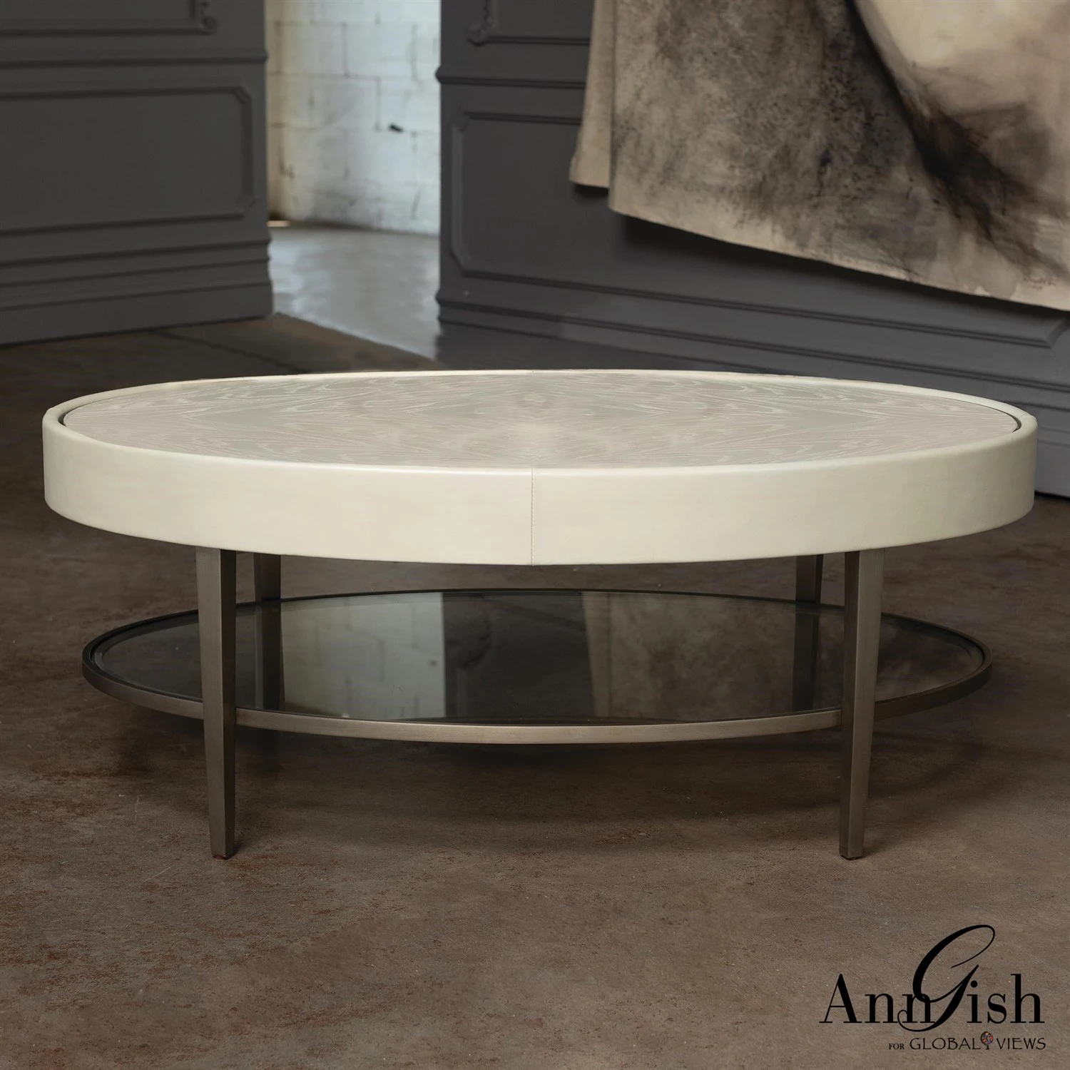 Ellipse Cocktail Table-Ivory 3 Ellipse Cocktail Table-Ivory