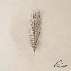 Palm Leaf-Antique Nickel -Online Home Decor 62557