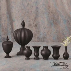 Beaufort Mini Urn-Matte Black -Online Home Decor 62741