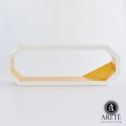 Facet Console-Gold Leaf