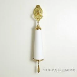 Quatrefoil Sconce-Brass-HW 9 Quatrefoil Sconce-Brass-HW -Online Home Decor 64997