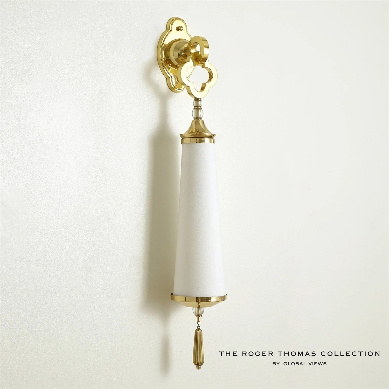 Quatrefoil Sconce-Brass-HW 6 Quatrefoil Sconce-Brass-HW - Image 4