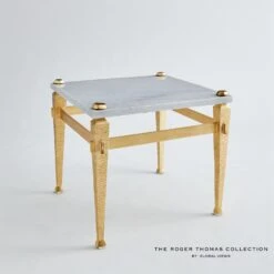 Roman End Table-Gold