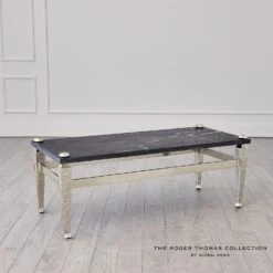 Roman Coffee Table-Nickel 10 Roman Coffee Table-Nickel -Online Home Decor 65040