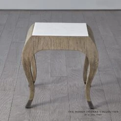 Paris Spot Table-Grey Sandblasted Oak -Online Home Decor 65210
