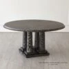 Titian Dining Table-Black Cerused Oak-60" Top -Online Home Decor 65305