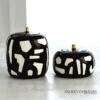 Abstract Jar-White/Black