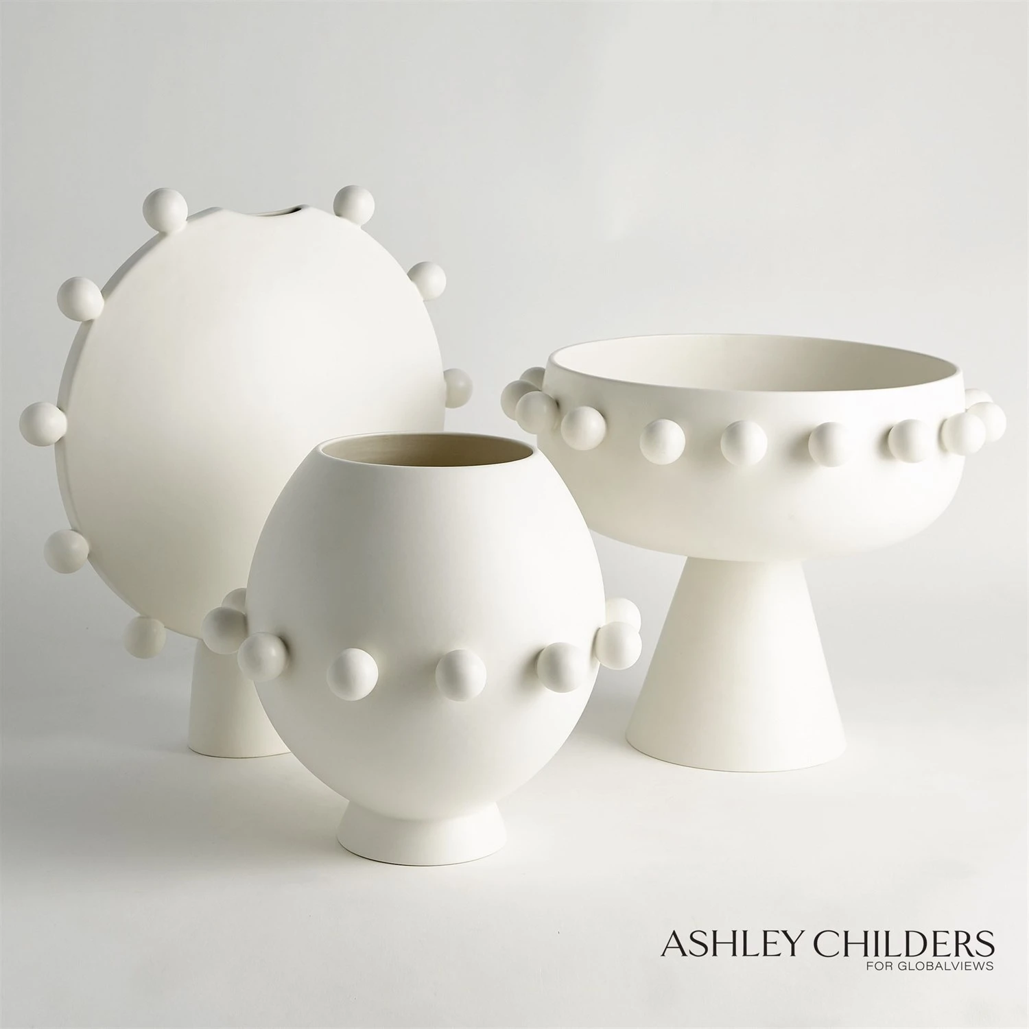 Spheres Collection-Ivory 3 Spheres Collection-Ivory