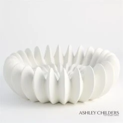 Spicchi Line Collection-Matte White 16 Spicchi Line Collection-Matte White -Online Home Decor 65573