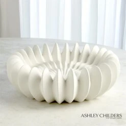 Spicchi Line Collection-Matte White 21 Spicchi Line Collection-Matte White -Online Home Decor 65574