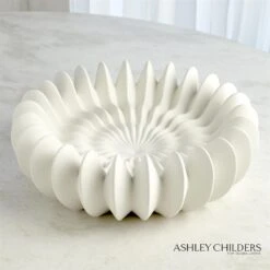 Spicchi Line Collection-Matte White 22 Spicchi Line Collection-Matte White -Online Home Decor 65575