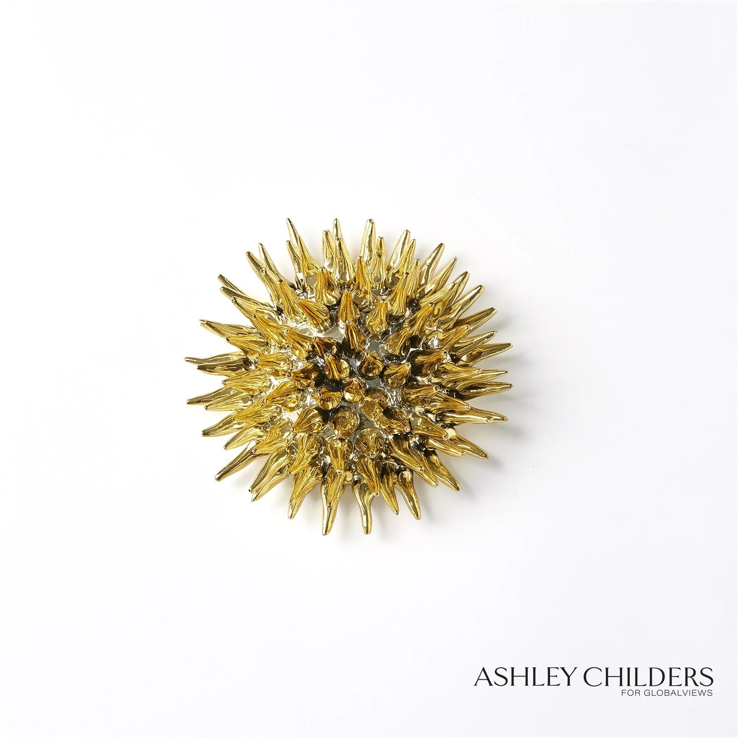 Urchin Wall Art-Gold 5 Urchin Wall Art-Gold - Image 3