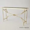 Love Knot Console-Gold Leaf/Black -Online Home Decor 66133