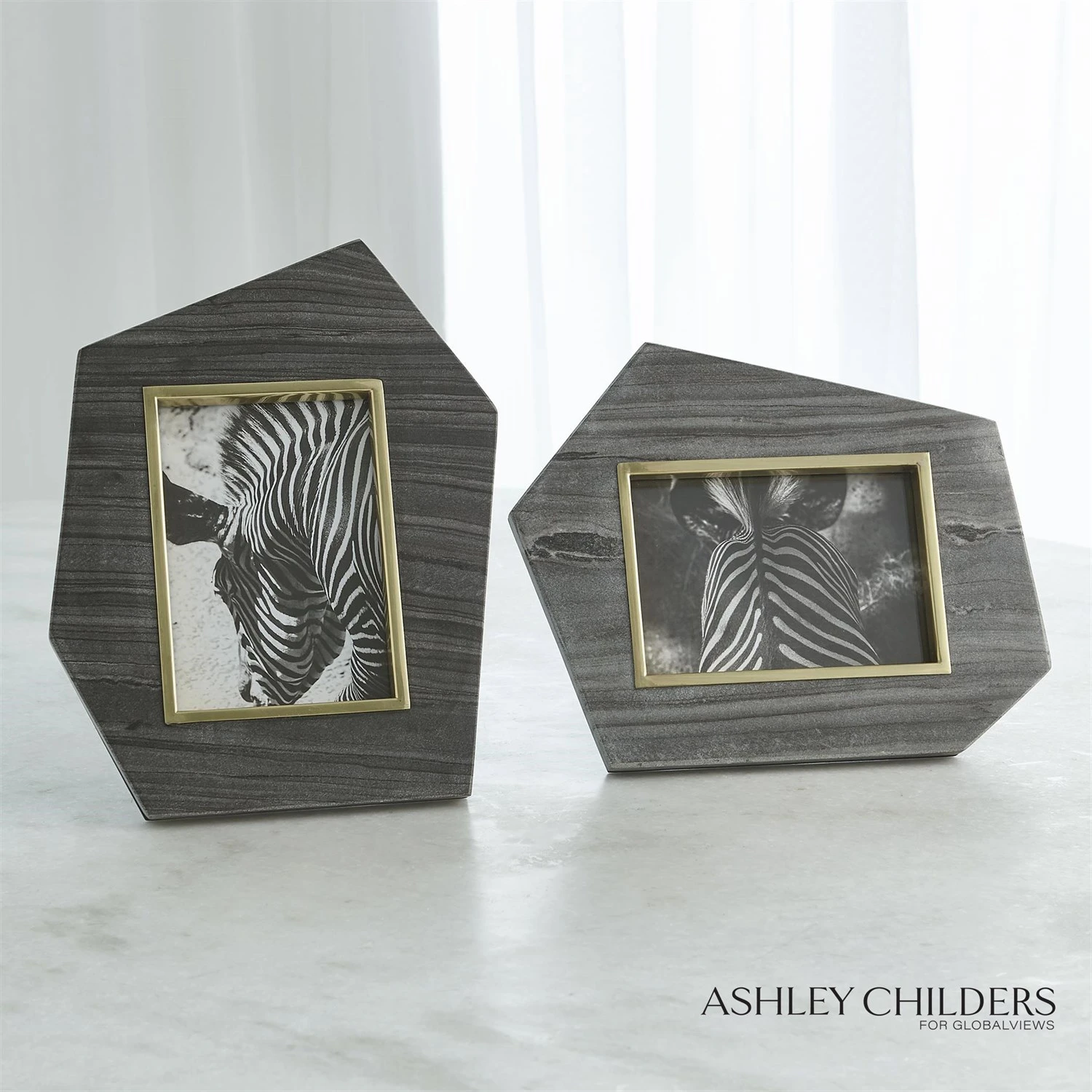 Brass Frame Grey Stone Photo Frame 3 Brass Frame Grey Stone Photo Frame