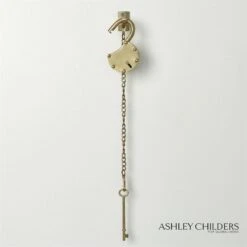 London Padlock-Satin Brass -Online Home Decor 66167