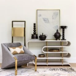 Traverse Console-White -Online Home Decor 66190