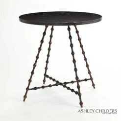 Elder End Table-Bronze