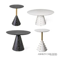 Spheres Center Table-Ebony Cerused Oak -Online Home Decor 66308 1