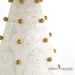 Spheres Center Table-White Burl 10 Spheres Center Table-White Burl -Online Home Decor 66333