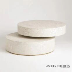 Pivot Cocktail Table-White -Online Home Decor 66591