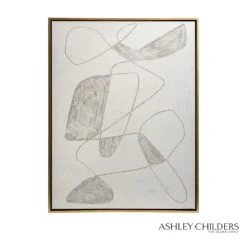 Scratch Loops Framed Art -Online Home Decor 66688