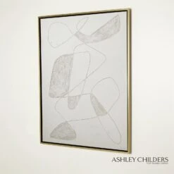 Scratch Loops Framed Art -Online Home Decor 66689