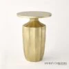 Flirt Drink Table-Gold Leaf