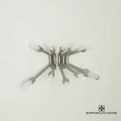 Quartz Burst Sconce-Satin Nickel -Online Home Decor 67273