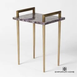 Amethyst Handlebar Side Table