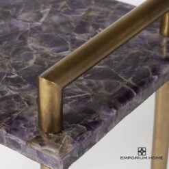 Amethyst Handlebar Side Table -Online Home Decor 67292