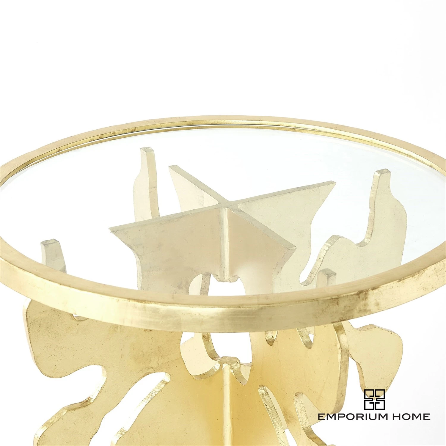 Ink Blot Side Table-Gold Leaf 4 Ink Blot Side Table-Gold Leaf - Image 2