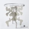 Ink Blot Side Table-Nickel