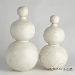 Bubble Stacking Vase-Ivory -Online Home Decor 67772