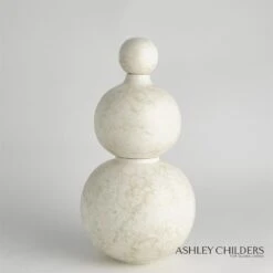 Bubble Stacking Vase-Ivory -Online Home Decor 67781