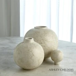 Bubble Stacking Vase-Ivory -Online Home Decor 67784