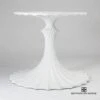 Flute Table Base-White-34" -Online Home Decor 67880
