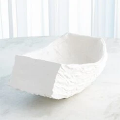 Tree Texture New Shape-Matte White -Online Home Decor 68529