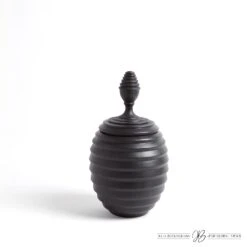 Orion Jar-Black 15 Orion Jar-Black -Online Home Decor 69373
