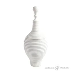 Orion Jar-White -Online Home Decor 69380