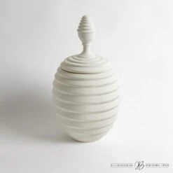 Orion Jar-White -Online Home Decor 69383