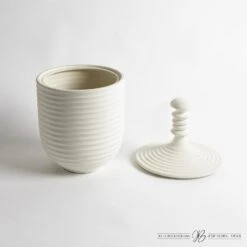 Orion Jar-White -Online Home Decor 69389