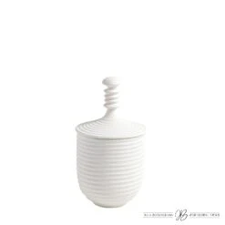 Orion Jar-White -Online Home Decor 69391