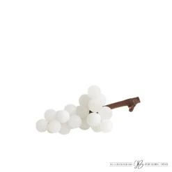Bella Grapes-White -Online Home Decor 69457