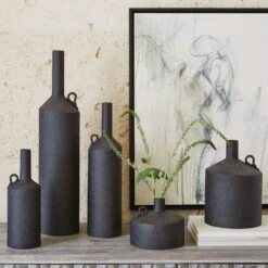 Metro Bottle-Black Crust -Online Home Decor 7.10244 7.10245 7.10246 7.10247 7.10248