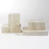 Travertine Cube Riser 2 Travertine Cube Riser -Online Home Decor 7.70017 7.70018 7.70019 7.70020
